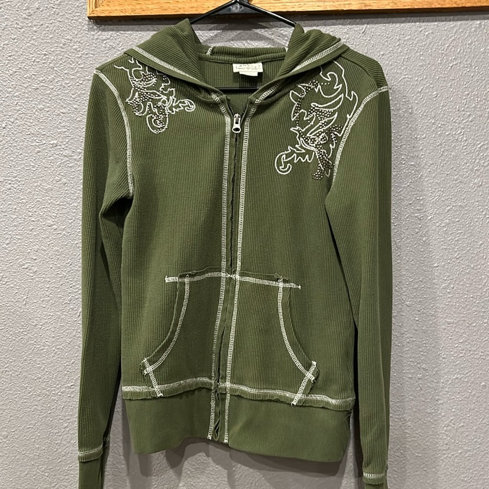 Ariat Zip Up Hooded Jacket Size M